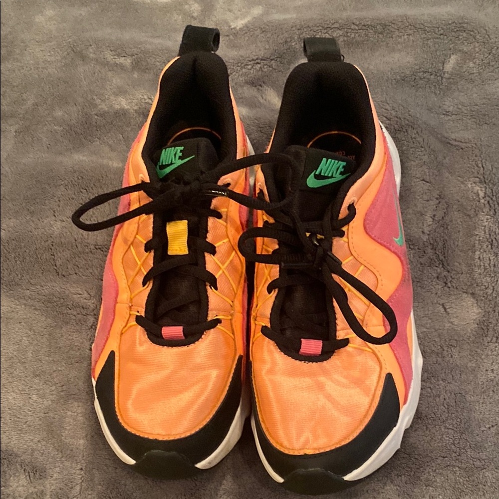 Nike Vibrant Orange and Pink Athletic Shoes